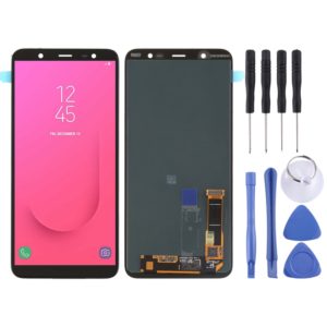 Original Super AMOLED LCD Screen for Galaxy J8 (2018), J810F/DS, J810Y/DS, J810G/DS with Digitizer Full Assembly (Black) (OEM)