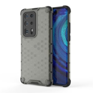 For Huawei P40 Pro+ Shockproof Honeycomb PC + TPU Case(Grey) (OEM)