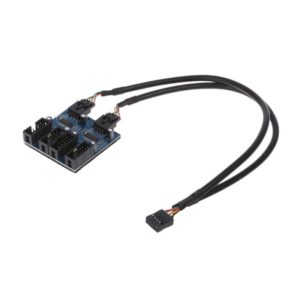 9 Pin USB 2.0 Desktop Computer 1 to 4 Pin Extension Cable Breakout Connector (OEM)