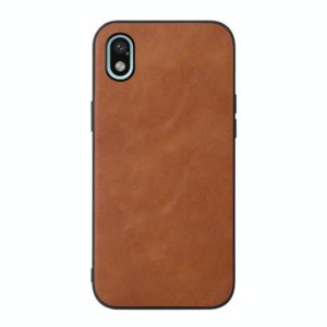 For Sony Xperia ACE III Cowhide Texture PU Phone Case(Brown) (OEM)