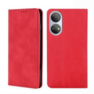 For Honor Play 30 Plus Skin Feel Magnetic Horizontal Flip Leather Phone Case(Red) (OEM)