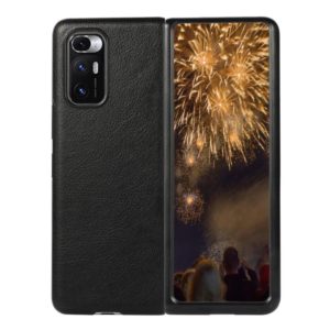 For Xiaomi Mi Mix Fold Two-color Lychee Texture Leather Protective Case(Black) (OEM)