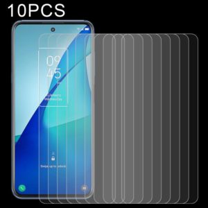 10 PCS 0.26mm 9H 2.5D Tempered Glass Film For TCL 20S (OEM)
