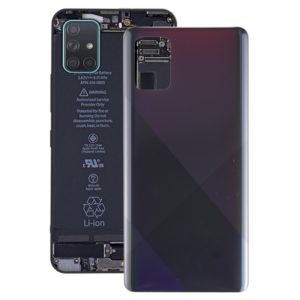 For Galaxy A71 Original Battery Back Cover (Black) (OEM)