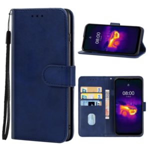 Leather Phone Case For Ulefone Armor 11T 5G / 11 5G(Blue) (OEM)