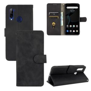 For ZTE Libero 5G Solid Color Skin Feel Magnetic Buckle Horizontal Flip Calf Texture PU Leather Case with Holder & Card Slots & Wallet(Black) (OEM)