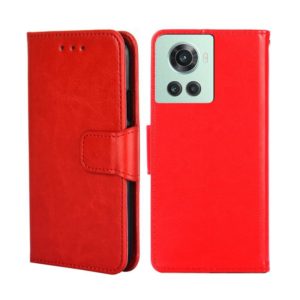 For OnePlus Ace/10R Crystal Texture Leather Phone Case(Red) (OEM)