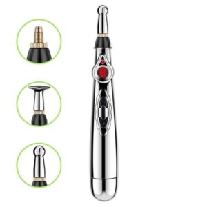 Circulating Energy Automatic Point Finding Meridian Pen Home Pain Electronic Acupuncture Pen Specifications： 3 Head Color Box (Charging Model) (OEM)