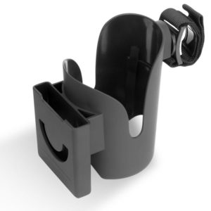 Baby Stroller Universal Cup Holder Mobile Phone Milk Bottle Water Cup Holder(Black J4076) (OEM)
