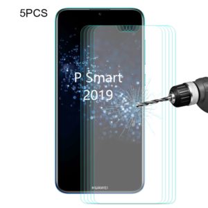 5 PCS ENKAY Hat-prince 0.26mm 9H 2.5D Curved Edge Tempered Glass Film for Huawei P Smart (2019) (OEM)