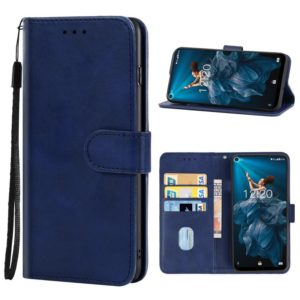 Leather Phone Case For Oukitel C17 / C17 Pro(Blue) (OEM)