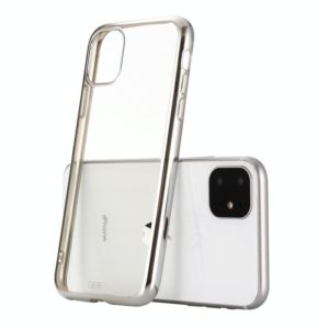For iPhone 11 Pro GEBEI Plating TPU Shockproof Protective Case(Silver) (GEBEI) (OEM)