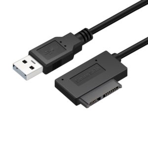 Professional USB 2.0 to 7+6Pin Slimline SATA Cable Adapter Indicator (OEM)