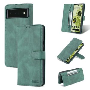 For Google Pixel 6 AZNS Dream Second Generation Skin Feel Horizontal Flip Phone Leather Case(Green) (AZNS) (OEM)