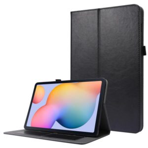 For Samsung Galaxy Tab S8 / Galaxy Tab S7 T870 2-Folding Business Horizontal Flip PU Leather Case with Card Slots & Holder(Black) (OEM)