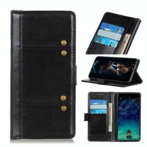 For Sony Xperia 5 II Peas Crazy Horse Texture Horizontal Flip Leather Case with Holder & Card Slots & Wallet(Black) (OEM)