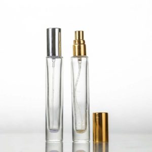 10 PCS Perfume Glass Bottle Transparent Glass Spray Empty Bottle Portable Sub-packing Travel Perfume Bottle, Capacity:10ml(Round Bottle Color Random Delivery) (OEM)