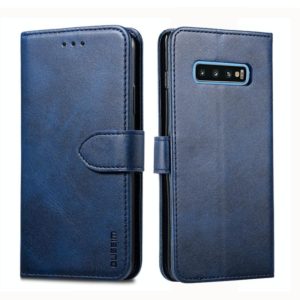 For Galaxy S10e GUSSIM Business Style Horizontal Flip Leather Case with Holder & Card Slots & Wallet(Blue) (GUSSIM) (OEM)