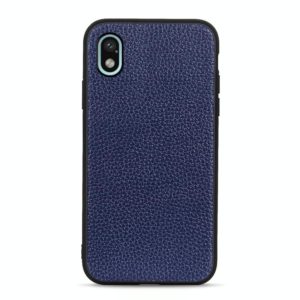 For Sony Xperia Ace III Litchi Texture Leather Shockproof Phone Case(Blue) (OEM)