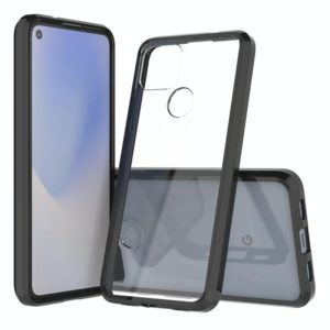 For Google Pixel 4a 5G Scratchproof TPU + Acrylic Protective Case(Black) (OEM)