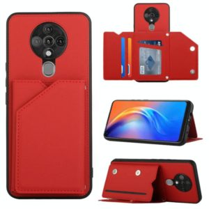 For Tecno Spark 6 Skin Feel PU + TPU + PC Phone Case(Red) (OEM)