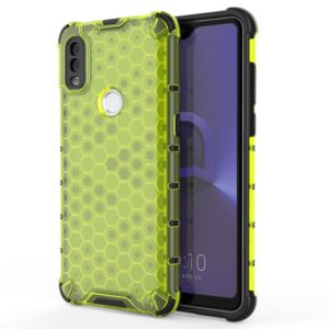 For Alcatel 1V (2020) Shockproof Honeycomb PC + TPU Case(Green) (OEM)