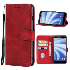 Leather Phone Case For HTC U12 Life(Red) (OEM)