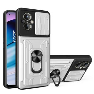 For OnePlus Nord N20 5G Sliding Camshield Card Phone Case(White) (OEM)