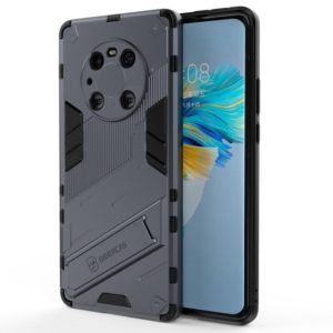 For Huawei Mate 40 Pro Punk Armor 2 in 1 PC + TPU Shockproof Case with Invisible Holder(Grey) (OEM)