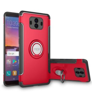 MOFI for Mysterious Series Huawei Mate 10 Shockproof Protective Back Cover Case with Magnetic Rotatable Ring Holder (Red) (MOFI) (OEM)