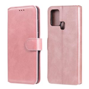For Samsung Galaxy M31 Classic Calf Texture PU + TPU Horizontal Flip Leather Case, with Holder & Card Slots & Wallet(Rose Gold) (OEM)