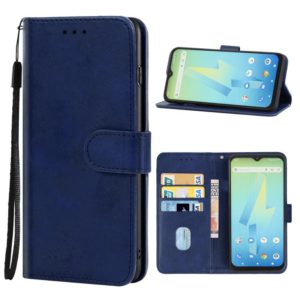 Leather Phone Case For Wiko Power U10 / U20(Blue) (OEM)