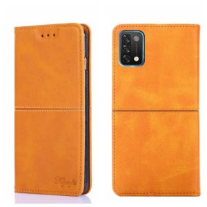 For UMIDIGI A11 Cow Texture Magnetic Horizontal Flip Leather Phone Case(Light Brown) (OEM)