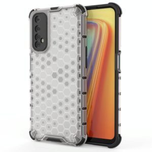 For OPPO Realme 7 Shockproof Honeycomb PC + TPU Case(White) (OEM)