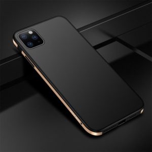 For iPhone 11 Pro Max SULADA Shockproof Aviation Aluminum Metal frame + TPU + Frosted Protective Case(Gold) (SULADA) (OEM)