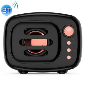 B11 Bluetooth 5.0 Retro Style Wireless Bluetooth Speaker, Supports Hands-free Calling & 32GB TF Card & 3.5mm Audio Jack(Black) (OEM)