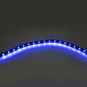 10 PCS 30cm 15 LED Waterproof Flexible Car Strip Light, DC 12V(Blue Light) (OEM)