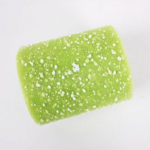 Flower Packing Gauze Snow Dot Dry Yarn Gift Packing Gauze(Fruit Green) (OEM)