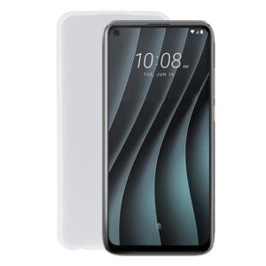 TPU Phone Case For HTC Desire 20 Pro(Transparent White) (OEM)