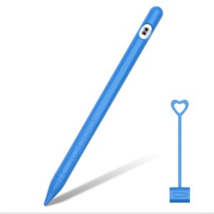 Suitable For Apple Pencil1 Generation StylusTouch Pen Silicone Protective Cover Pen Cap(Blue) (OEM)