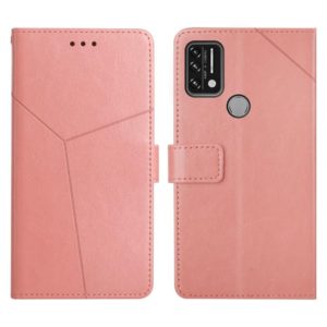 For UMIDIGI A7 Y Stitching Horizontal Flip Leather Phone Case(Rose Gold) (OEM)