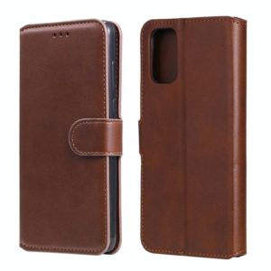 For OPPO A52 / A72 / A92 Classic Calf Texture PU + TPU Horizontal Flip Leather Case, with Holder & Card Slots & Wallet(Brown) (OEM)