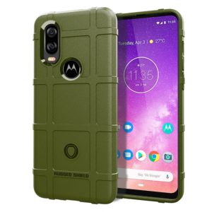Full Coverage Shockproof TPU Case for Motorola MOTO P50(Army Green) (OEM)
