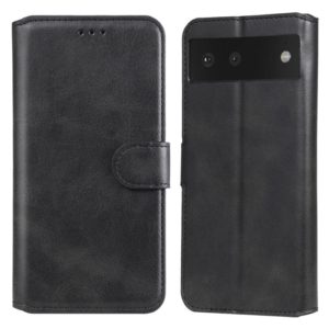 Classic Calf Texture PU + TPU Horizontal Flip Leather Case with Holder & Card Slots & Wallet For Google Pixel 6(Black) (OEM)