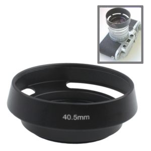 40.5mm Metal Vented Lens Hood for Leica(Black) (OEM)