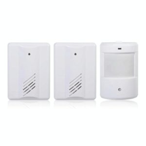 2 to 1 PIR Infrared Sensors Wireless Doorbell Alarm Detector for Home / Office (OEM)