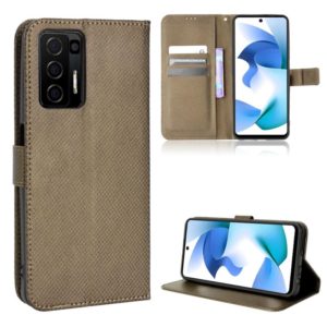 For BLU F91 Diamond Texture Leather Phone Case(Brown) (OEM)