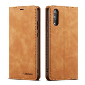 For Huawei P20 Pro Forwenw Dream Series Oil Edge Strong Magnetism Horizontal Flip Leather Case with Holder & Card Slots & Wallet & Photo Frame(Brown) (Forwenw) (OEM)
