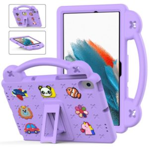 Handle Kickstand Children EVA Shockproof Tablet Case For Samsung Galaxy Tab A8 10.5 2022/2021 / Lenovo Tab M10 Plus 3rd Gen TB125FU 2022 10.6 inch / Huawei MatePad Pro 2021/2019 / Nokia T20 10.36 2021(Lighte Purple) (OEM)