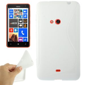 S Line Anti-skid TPU Protective Case for Nokia Lumia 625 (White) (OEM)